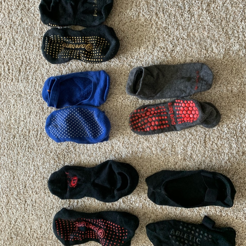 5 Pair Pure Barre socks